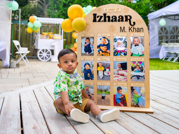 Izhaar's first birthday